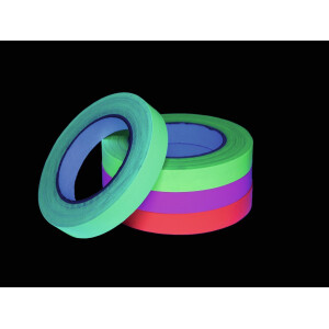 Accessory Gaffa Tape 19mm x 25m neon green UV-active
