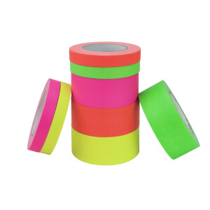 Accessory Gaffa Tape 19mm x 25m neon green UV-active