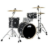 DW PDP Concept M Satin Black 18 BD 3pc