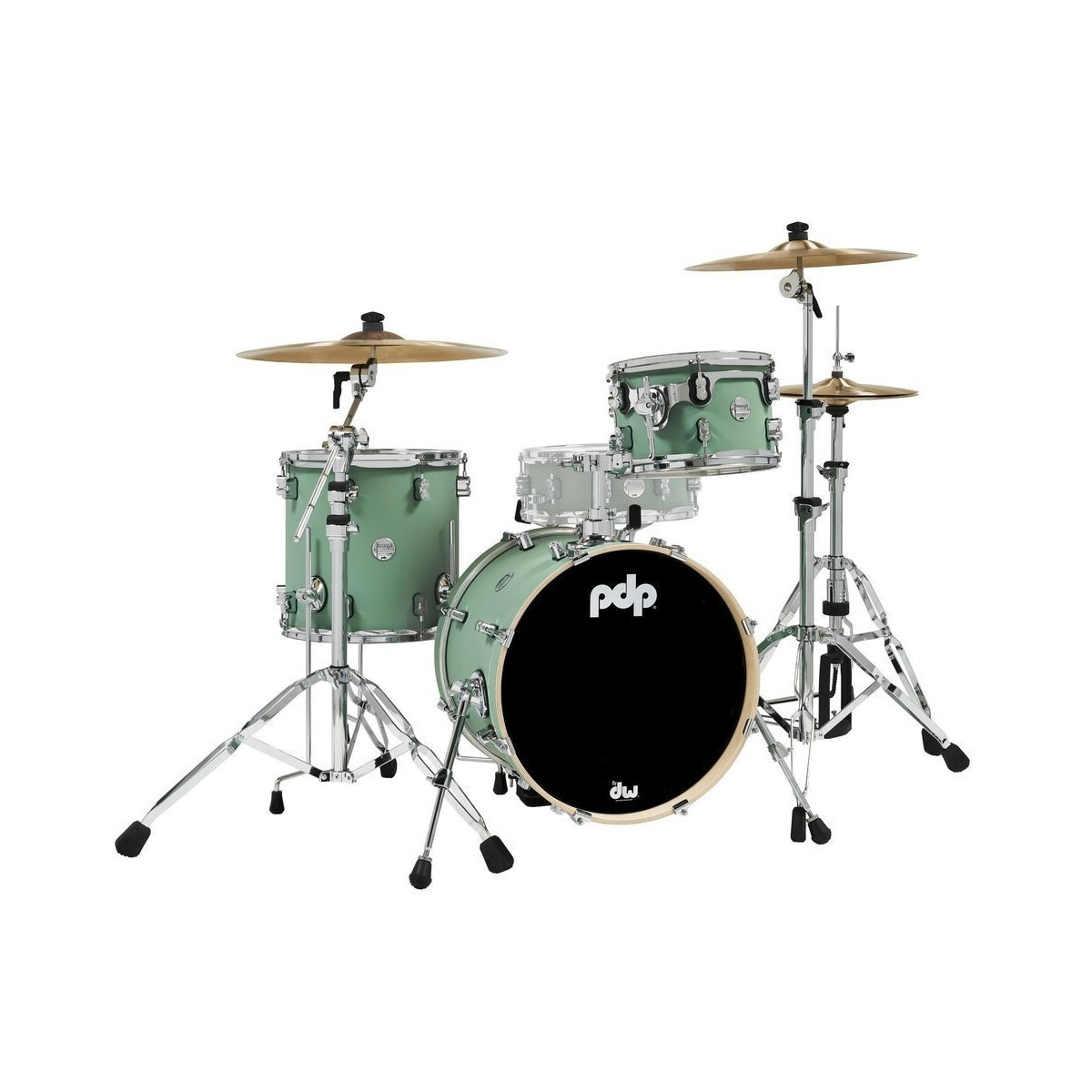 DW PDP Concept M Satin Seafoam 18 BD 3pc box