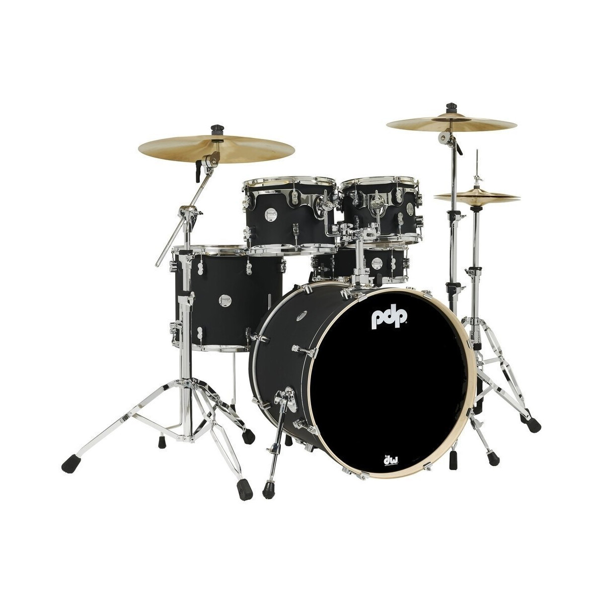 DW PDP Concept M Satin Black 22BD 5pc box