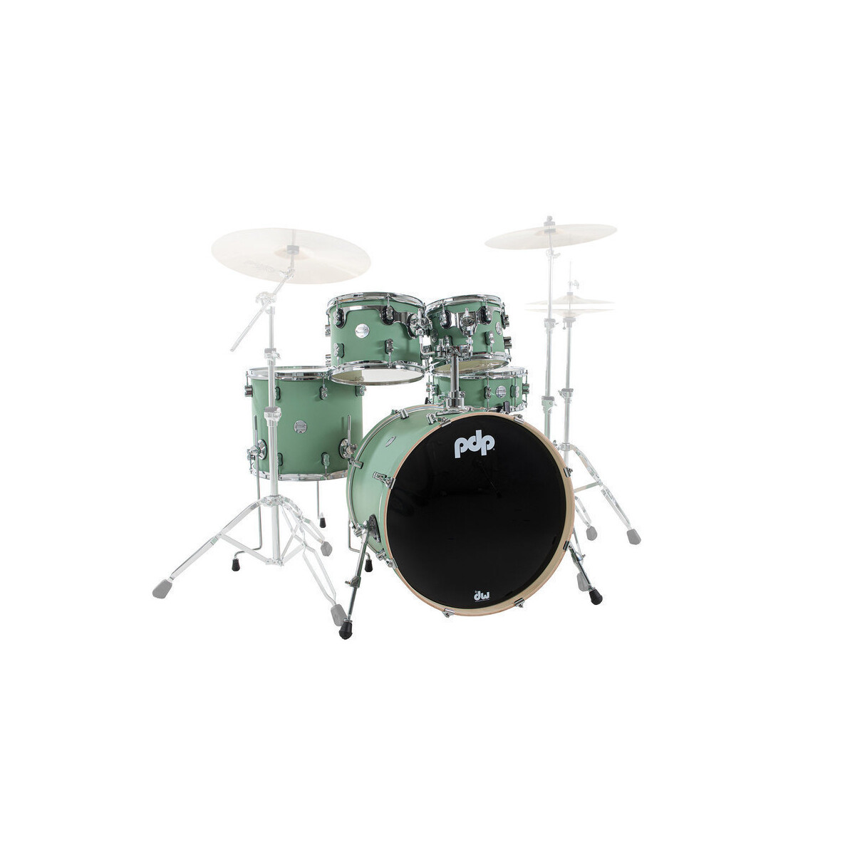 DW PDP Concept M Satin Seafoam 22 BD 5pc box