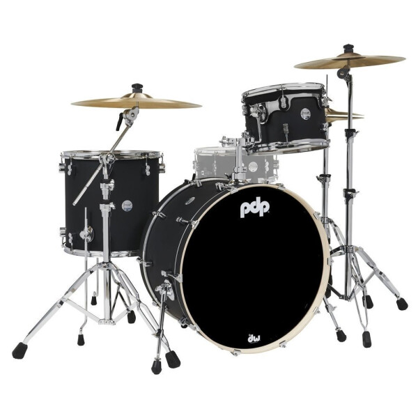DW PDP Concept M Satin Black 24 BD 3pc