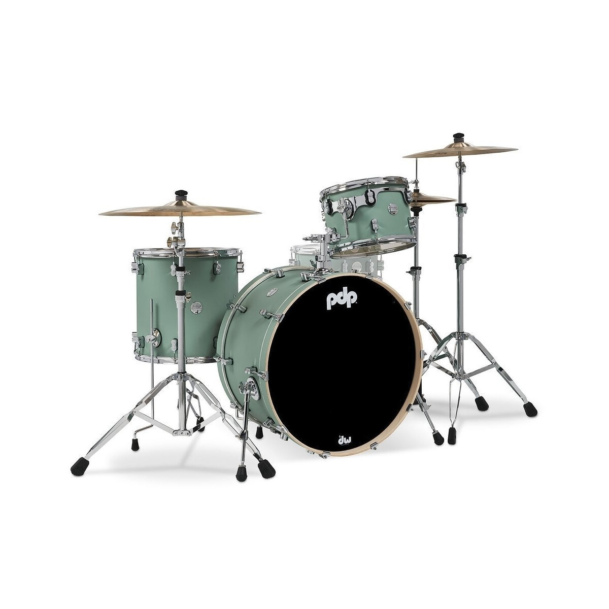 DW PDP Concept M Satin Seafoam 24 BD 3pc box