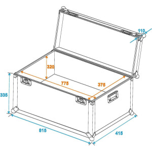 Roadinger universal transport case 80x40cm