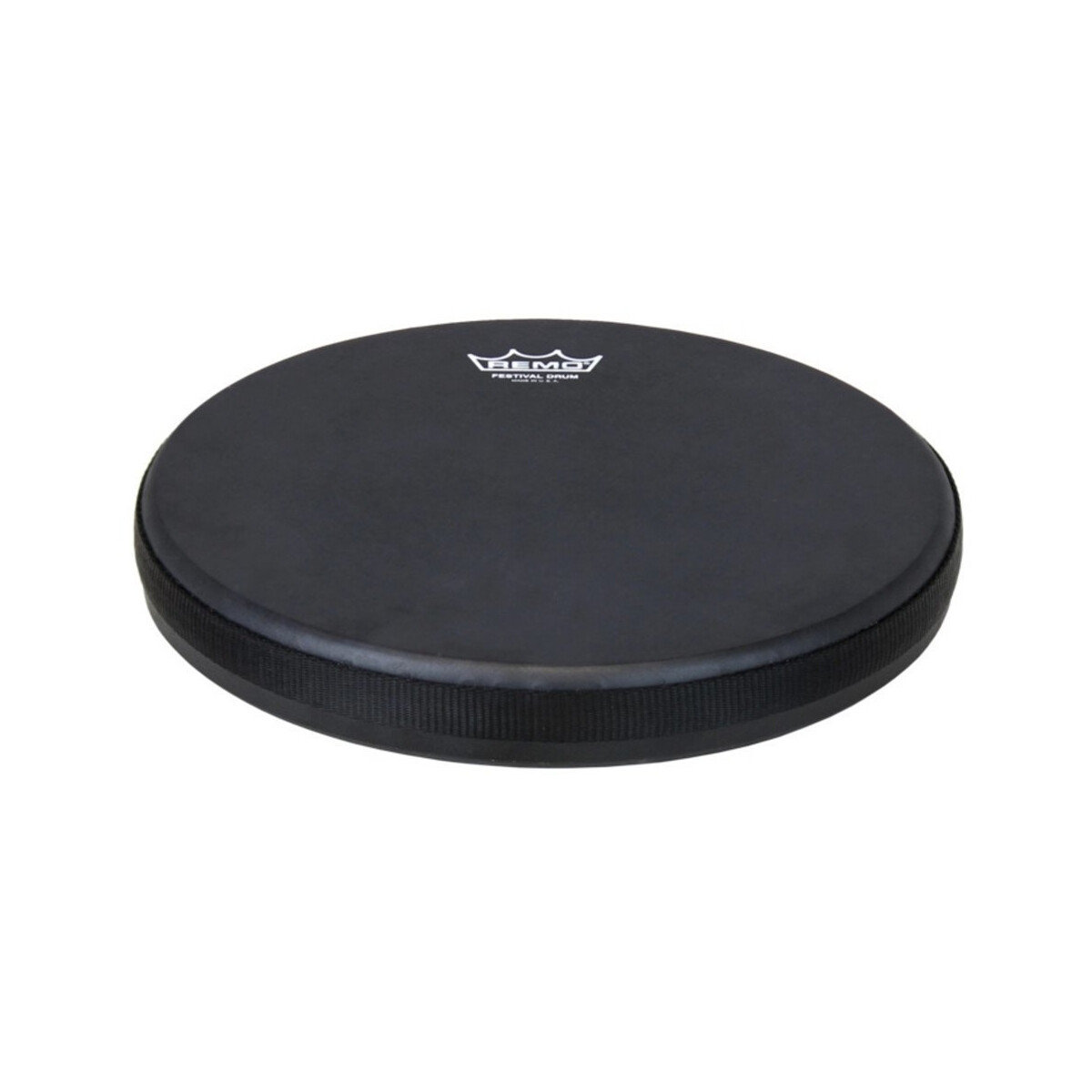 Remo 10" Fliptop Black Suede Doumbe box