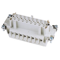 Ilme socket insert 16-pole 16A, screw terminal