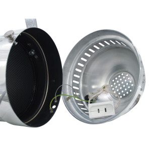 Eurolite PAR-64 Spot Long with cable silver