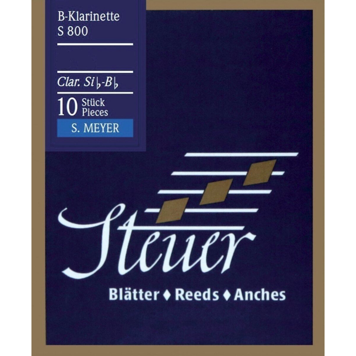 Control sheet Bb clarinet S800 Sabine Meyer 3