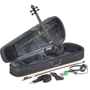 Stagg EVN 4/4 MBK electric violin set