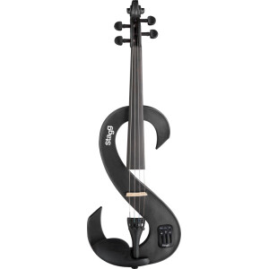 Stagg EVN 4/4 MBK electric violin set