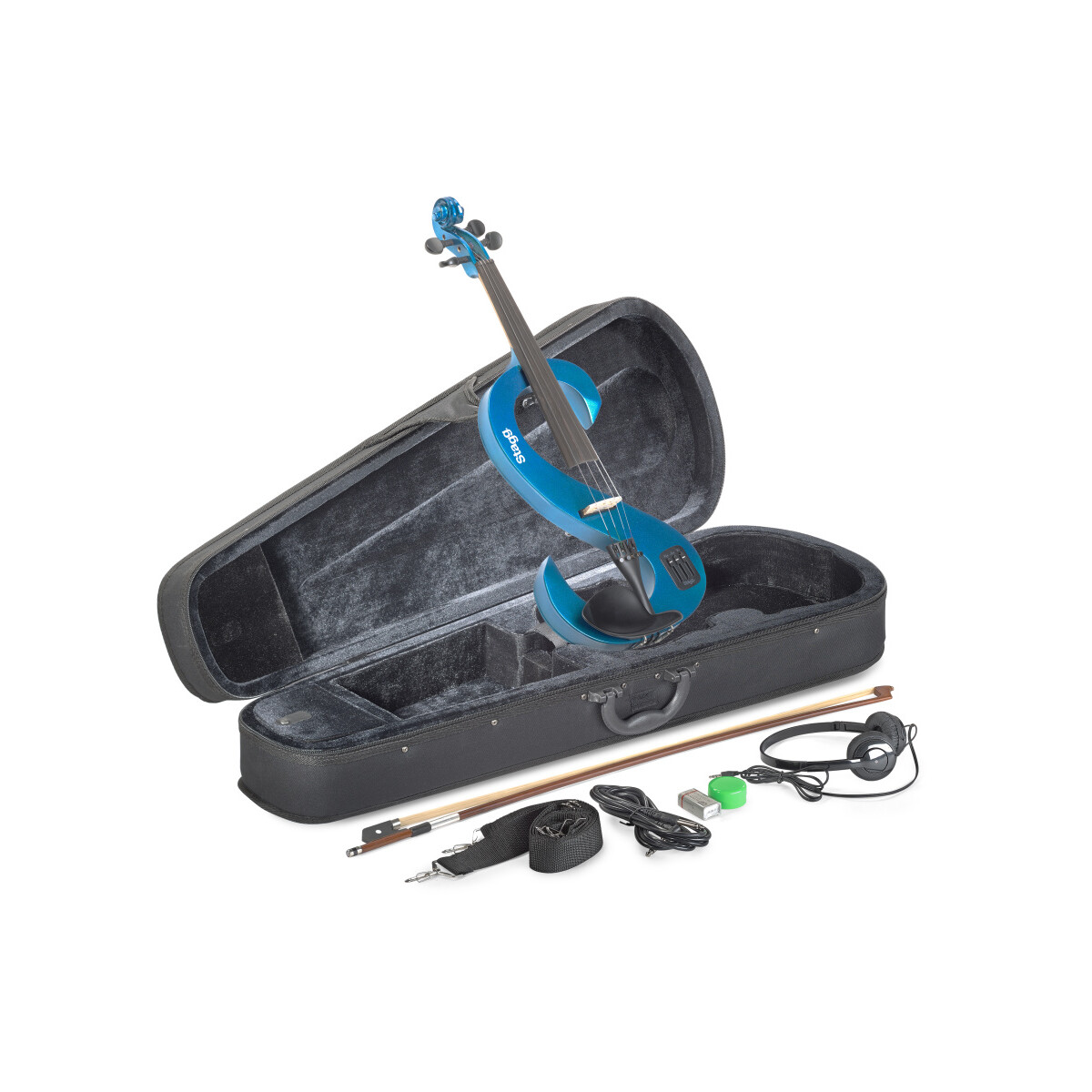 Stagg EVN 4/4 MBL electric violin set