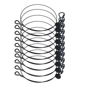 Ultralite Safety Ø 4mm 100cm 30kg schwarz Set 10 pcs