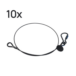 Ultralite Safety Ø 4mm 100cm 30kg schwarz Set 10 pcs