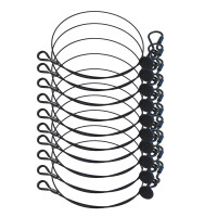 Ultralite Safety Ø 4mm 100cm 30kg schwarz Set 10 pcs