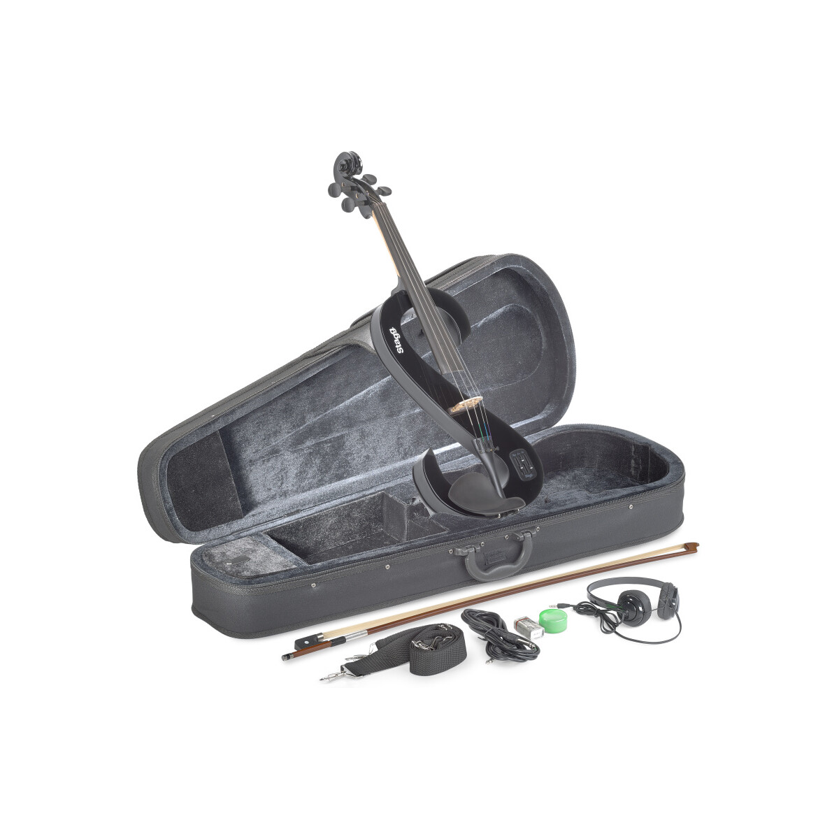 Stagg EVA 4/4 BK E-Bratsche box