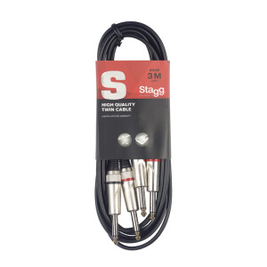 Stagg STC3P twin cable