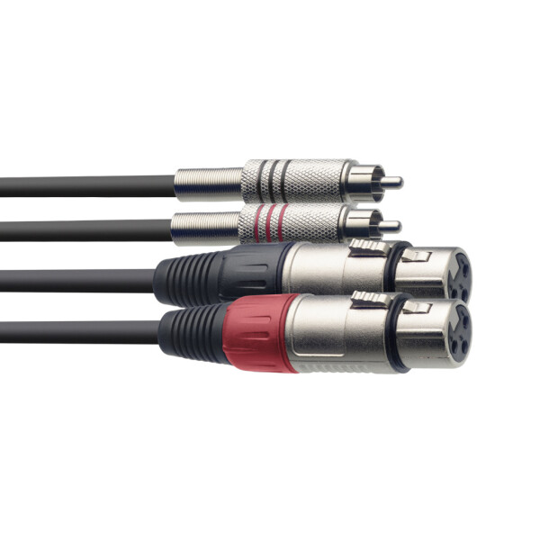 Stagg STC3CMXF twin cable