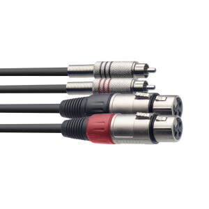 Stagg STC3CMXF twin cable