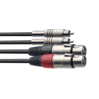 Stagg STC3CMXF twin cable