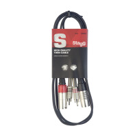 Stagg STC060CMXM twin cable