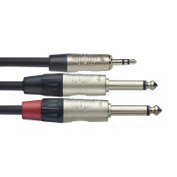 Stagg NYC2/MPS2PR Y-cable