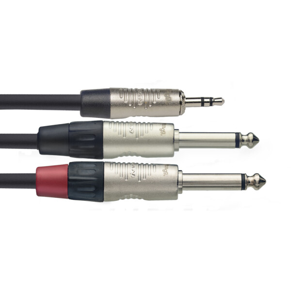 Stagg NYC3/MPS2PR Y cable