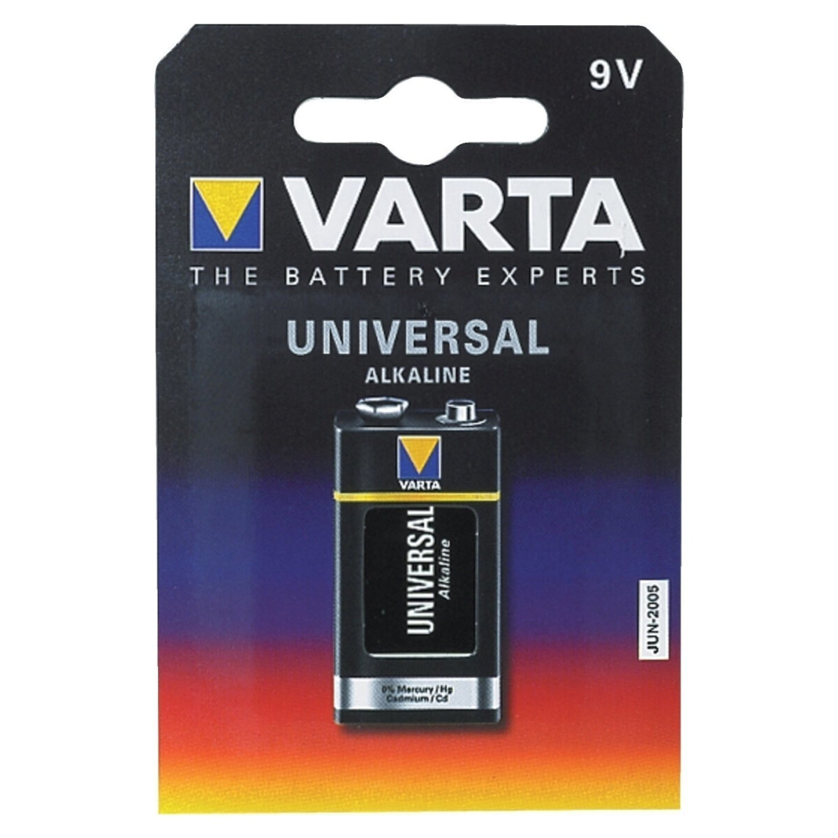 Varta battery 9V block alkaline