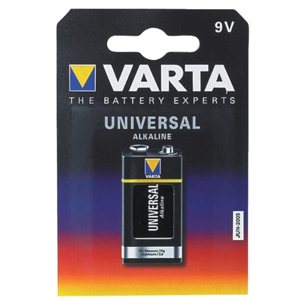 Varta battery 9V block alkaline