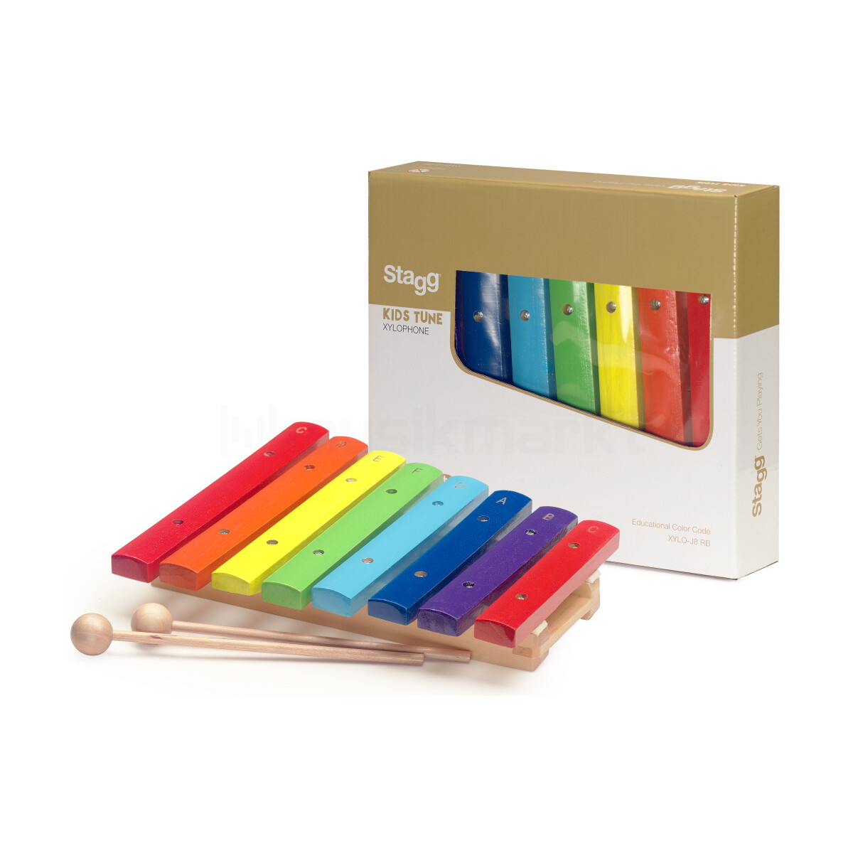 Stagg XYLO-J8 RB xylophone box