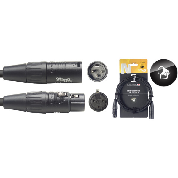 Stagg NDX3R-3 DMX Kabel