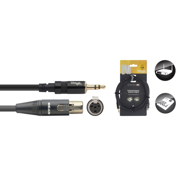 Stagg NAC3MPSMX4FR Audio Kabel