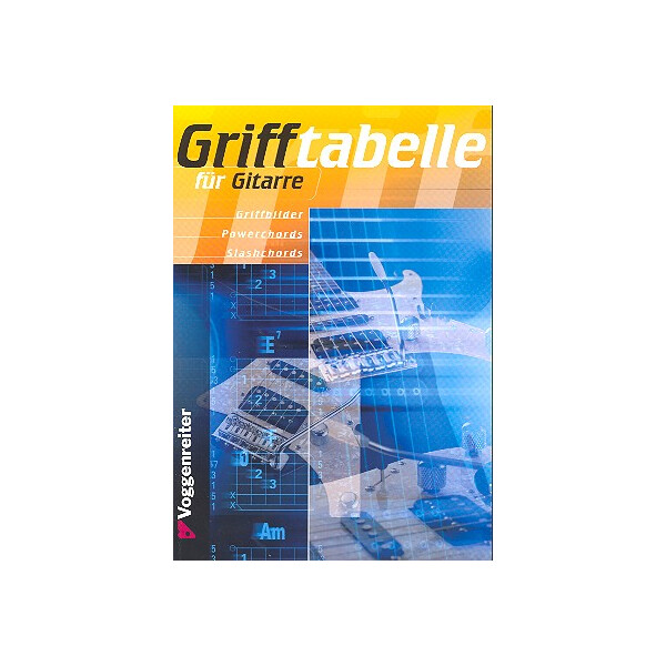 Grifftabelle für Gitarre