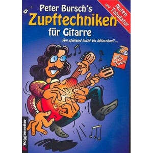 Zupftechniken für Gitarre (+CD)