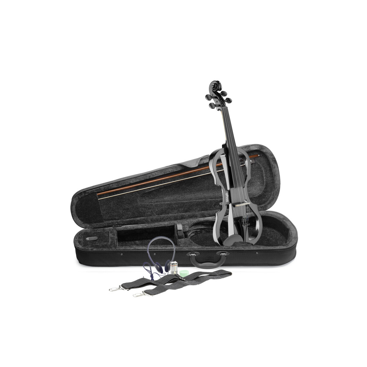 Stagg EVN X-4/4 MBK electric violin set