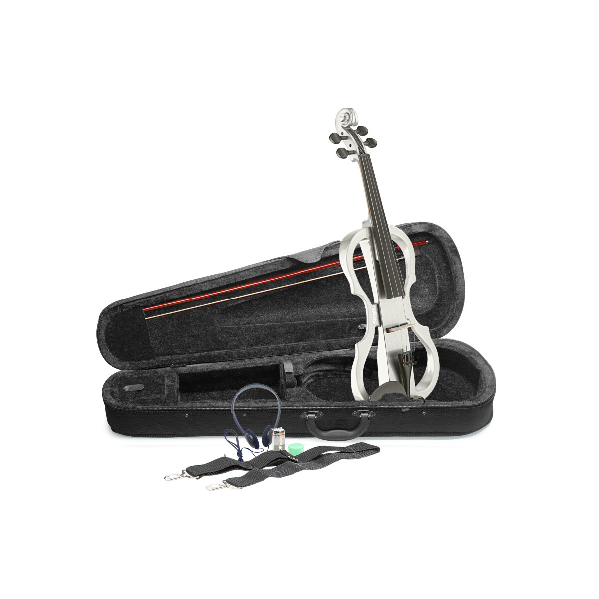 Stagg EVN X-4/4 WH E-Violinen Set box