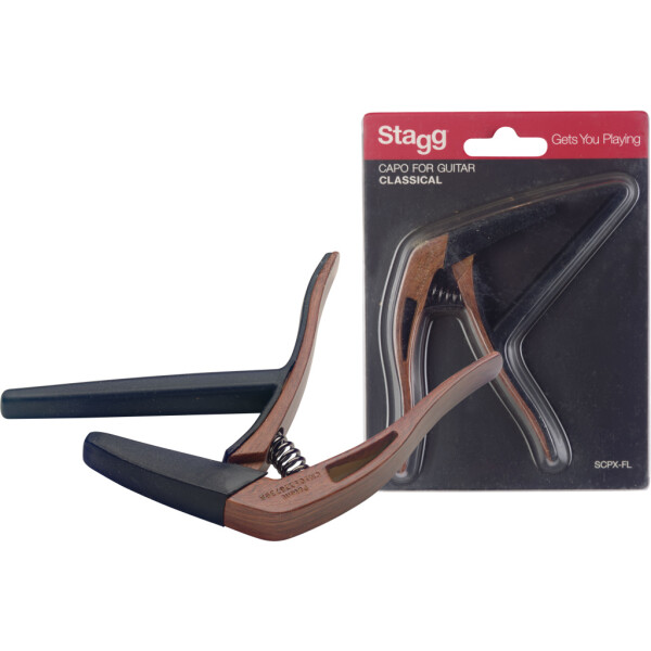 Stagg SCPX-FL DKWOOD capo