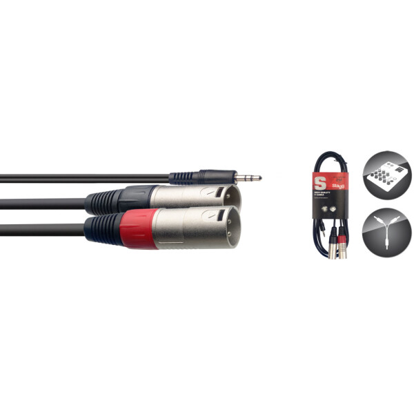 Stagg SYC2/MPSB2 xM Y-Kabel