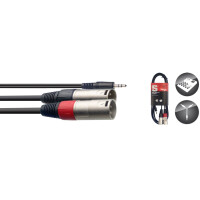 Stagg SYC2/MPSB2 xM Y-Kabel