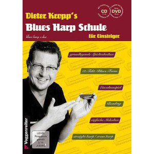 Kropps Blues Harp Schule (+CD + DVD)