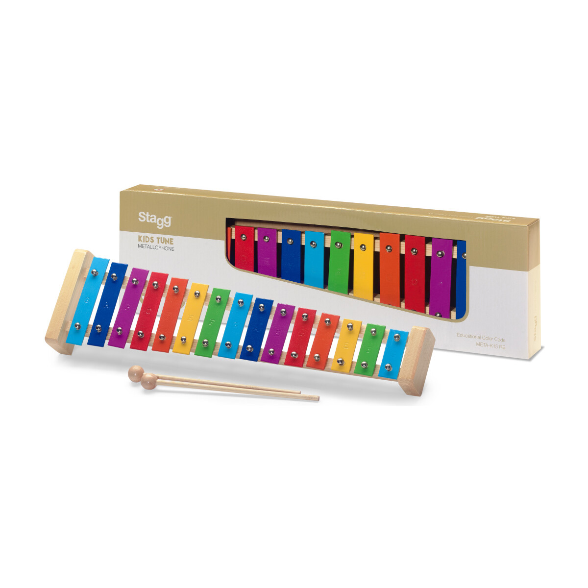 Stagg META-K15 RB metallophone box