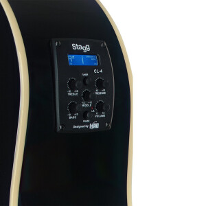 Stagg SA35 DSCE-BK LH