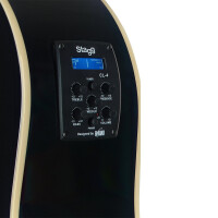 Stagg SA35 DSCE-BK LH