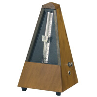 Wittner metronome pyramid shape 813M nut brown. Frosted