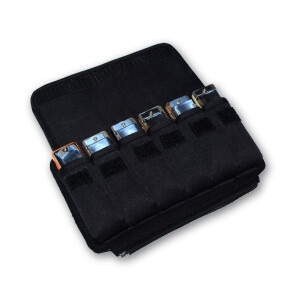 Seydel hard case for 20 Blues harmonicas with neck strap
