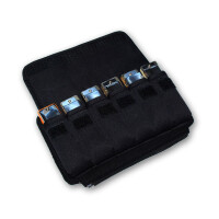 Seydel hard case for 20 Blues harmonicas with neck strap