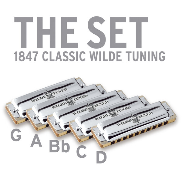 Seydel 1847 CLASSIC - Wilde Rock Tuning (set of 5)