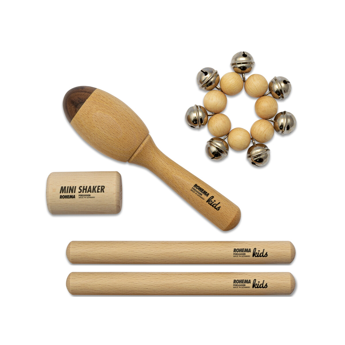 Rohema Kids Natural Percussion Set box