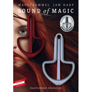 Black Fun-Harp Duo Silver/Red