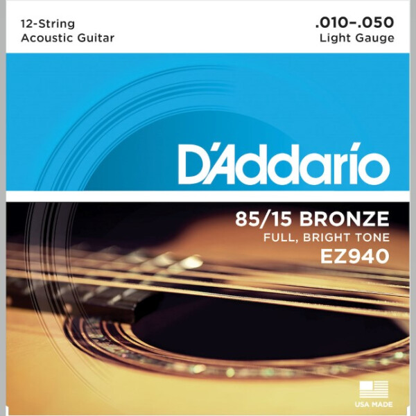 DAddario EZ940 Acoustic 12str